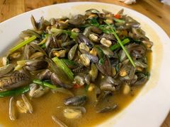 炒薄壳-龙眼南白粥六顺白粥