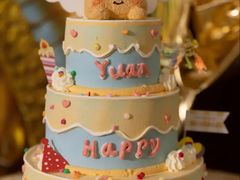 -咖咖熊蛋糕定制·英国蓝风车动物性淡奶油