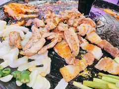 黑胡椒鸡腿肉-豚豚家돈돈가韩国锅盖烤肉(新北万达店)
