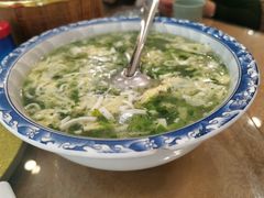 荠菜肉丝豆腐羹-罗阳人家私房菜(罗阳路店)