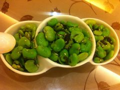 榄菜鲜蚕豆-盛华瑄中餐厅