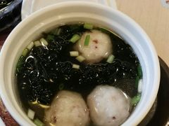 紫菜鱼丸汤-永和大王(蛙嫩紫苏香·军博店)