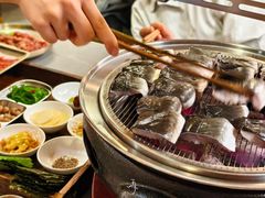 -围炉肉舍•炭烤活鳗•丹东海鲜烤肉(步行街店)