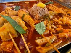 鱼饼火山炒年糕-包装马车·韩国料理·포장마차