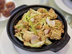 虾酱啫菜花-台山美食一绝阿四台山黄鳝饭(阿四创作店)