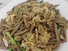腊八蒜炒莜面-张记荞面馆