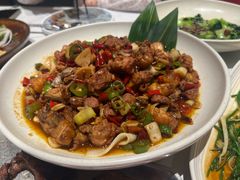 大盘鸡皮带面-丝路有约·优雅新疆菜(万宴城店)