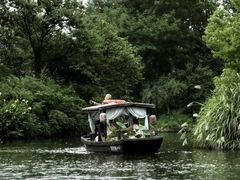 -摇橹船上船码头