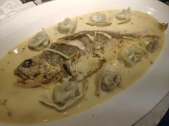 雪菜蒸野生大黄鱼-麟1929(外滩店)