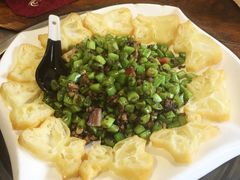 榄菜肉碎炒四季豆-渔米粥(罗湖店)
