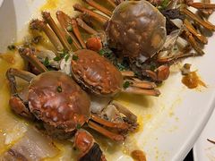 咸肉蒸湖蟹-湘湖大院(越王路店)