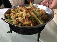 干锅花菜-武大口院食堂