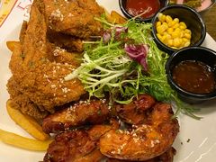 炸鸡拼盘-机器人火炉披萨(爱琴海店)