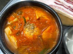 辣豆腐海鲜汤-恩泽家·果味坛子韩国炭火烤肉(白石龙店)