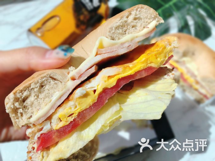 wode沃德法国乡村面包(兰州旗舰店)培根鸡蛋贝果图片 第12张