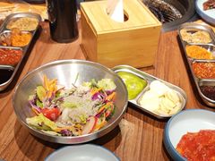 -明洞阿姨·韩式酱蟹烤肉·创意料理(三元桥店)