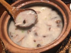 窝蛋牛肉粥-南拳十三姨·潮汕砂锅粥(世纪金源店)