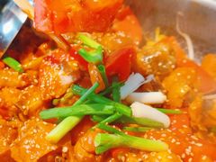 -贵州辣子鸡番茄鸡