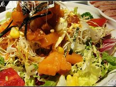 三文鱼色拉-金柚子韩国烤肉(威宁路店)