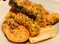 咸蛋黄南瓜甜玉米焗虾-港丽餐厅(高德置地店)