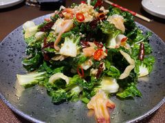 兰花蚌奶白菜。-曼听小寨海鲜烧烤·大连辣炒大王(盖州街店)