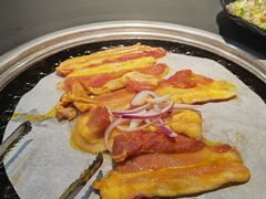 韩式调味五花肉-牛味道炭火烤肉(湖前总店)