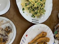 荠菜炒鸡蛋-渔码头食府·20年蓬莱老字号(登州路店)