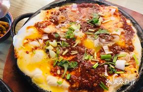 Iron Plate Egg and Tofu Combo