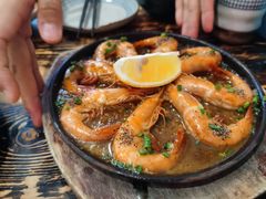 铁板爆香柠檬虾-小川洋风料理(汉街店)