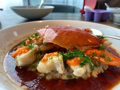 两头乌肉碎蒸膏蟹-悦轩中餐厅·高空江景·杭州柏悦酒店