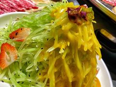 青柠拌笋丝-卜奎烤右