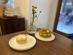 柚子柠檬塔-Ten Olives甜点