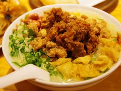 蛋冲牛肉豆腐脑加酥肉-小豆海棠(人民南路店)