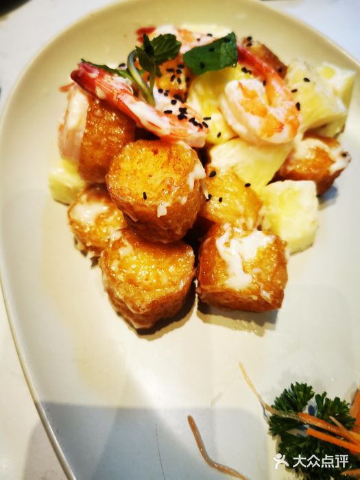 鹿港小镇(金虹桥国际中心店)菠萝油条虾图片
