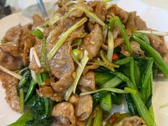 XO酱菜心猪颈肉-东记海鲜舫