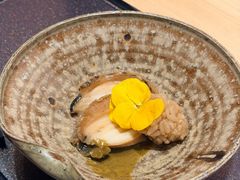 矶煮鲍鱼配鲍鱼肝酱-小十Omakase(地王大厦店)
