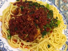 滚辣皮子拌黄面-阿吾丹的烤羊·新疆菜·抓饭·拌面(乌尔禾店)