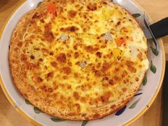 榴莲水果双拼披萨-萨莉亚意式餐厅(三号湾广场店)