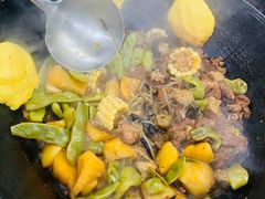 排骨炖豆角锅-炮爷东北铁锅炖(棠安路店)