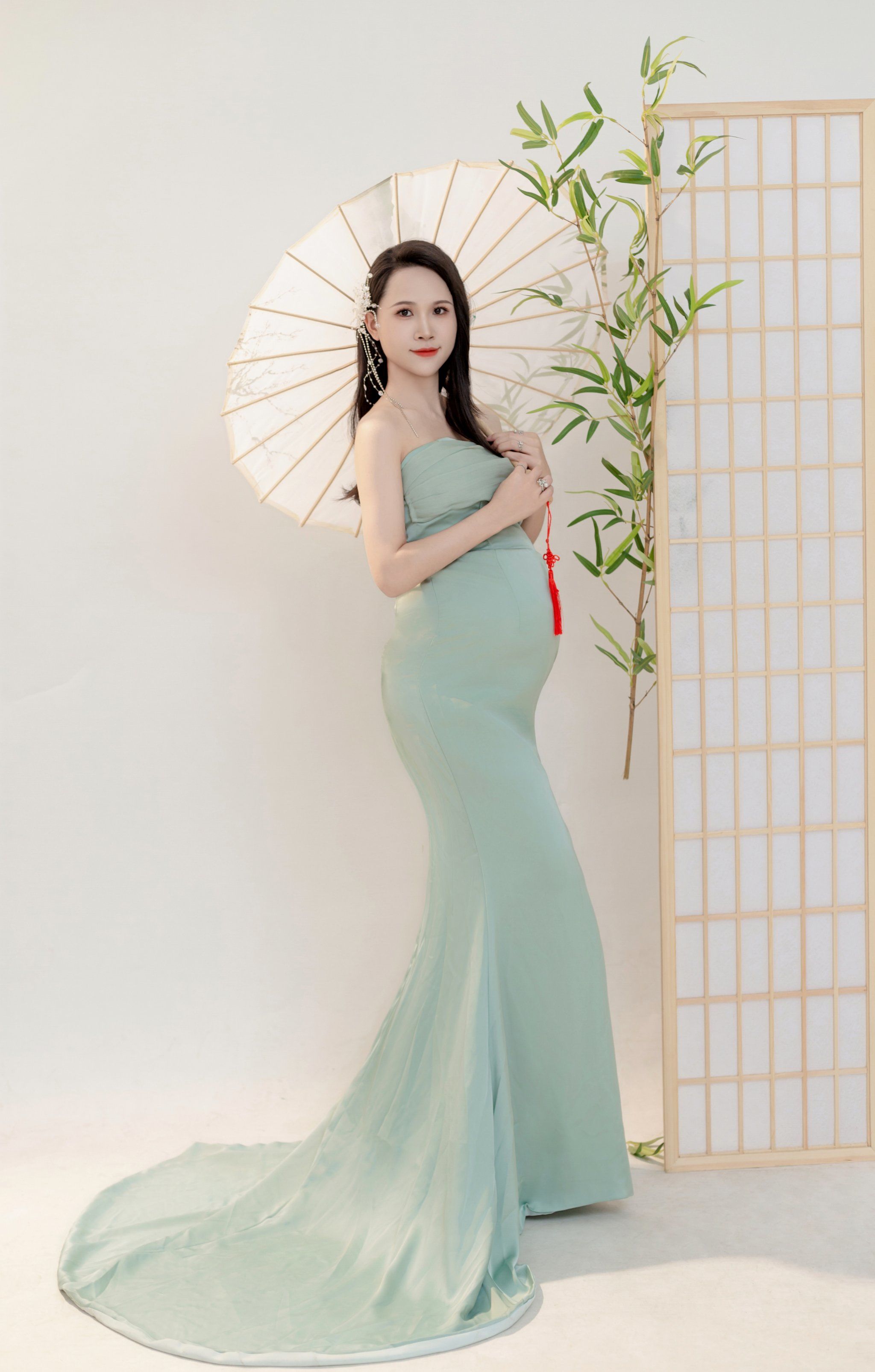 又不是永远大肚子☺️
当然要拍照纪念一下呀