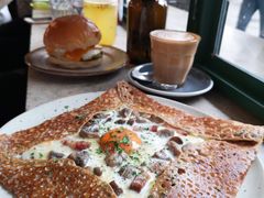 鸡蛋蘑菇熏肉荞麦可丽饼-RAC BAR(安福路店)