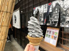 芝麻冰激凌-白川乡手打荞麦面