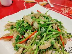 芫爆肚丝-天津乾毓德饭庄·清真传统炒菜·海鲜烧烤(咸阳路店)