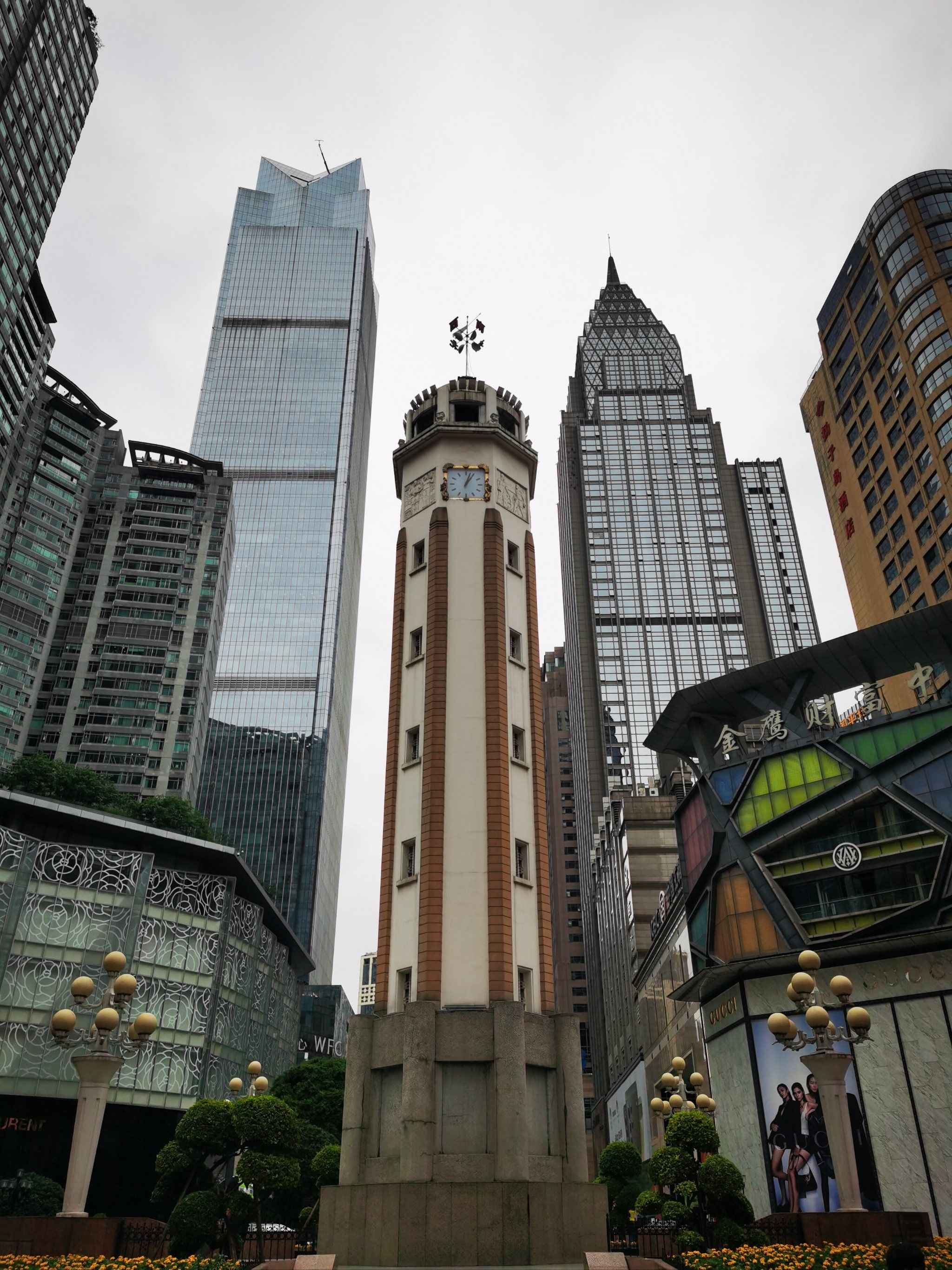 重庆解放碑,地标性建筑物,纪念那些革命英烈