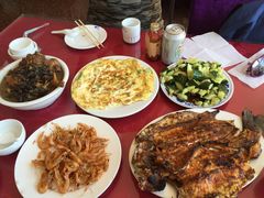 -北京龙庆四季香农家饭庄·灶台鱼·碳烤虹鳟鱼(龙庆峡店)