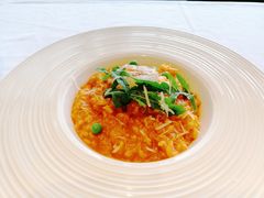 香煎澳洲扇贝意大利海鲜烩饭-L'Arome芳芳法国餐厅(仙林金鹰店)