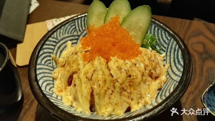 明太子三文鱼盖饭