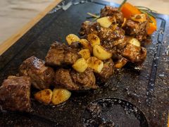 田园澳洲骰子牛肉-蜜桃花开·中西融合菜E&W(南长街店)