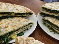 韭菜鸡蛋饼-老磁器口豆汁店(马家堡店)