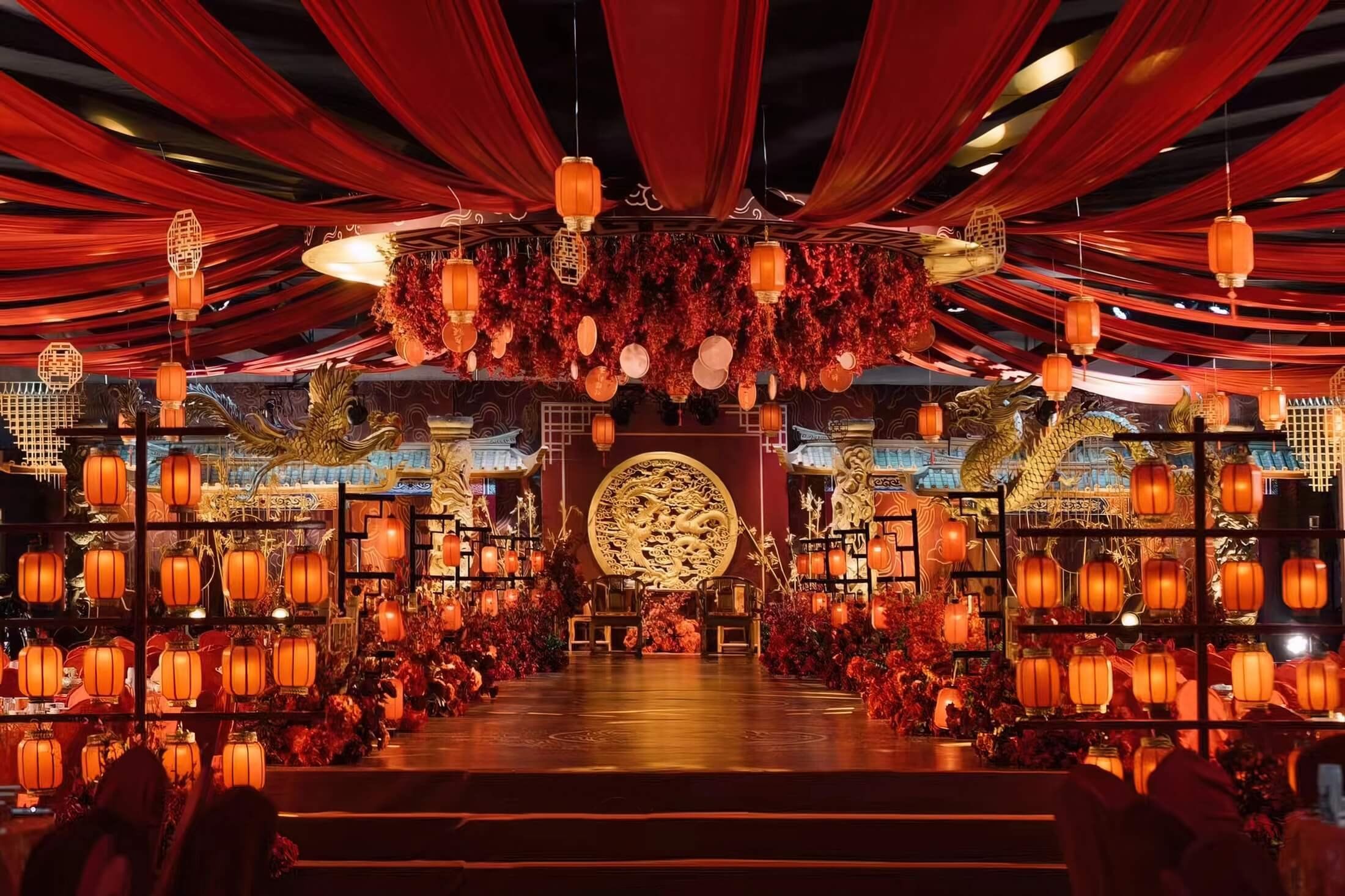 宛如古代婚礼现场